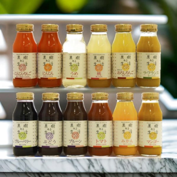 画像1: 果樹ある生活180ml　12種12本セット (1)